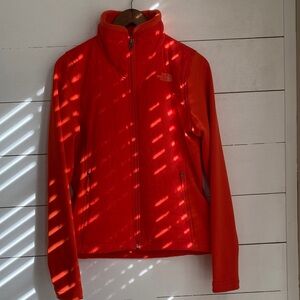 The North Face Women's Bright Red Fleece Utility Jacket